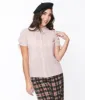 Unique Vintage Rose Clip Dot Tie Cuff Blouse sold by Unique Vintage