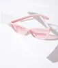 1970s Light Pink Square Cat Eye Oversized Sunglasses sold by Unique Vintage