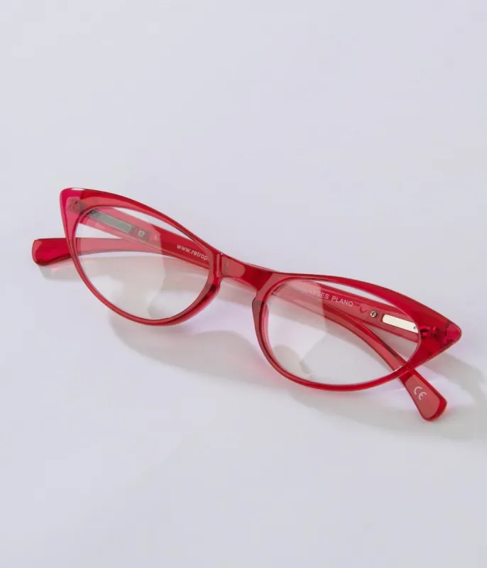Red Cat Eye Glasses sold by Unique Vintage