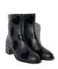 Black Heart to Heart Ankle Boot sold by Unique Vintage