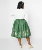 Unique Vintage Green Bird House Gellar Swing Skirt sold by Unique Vintage