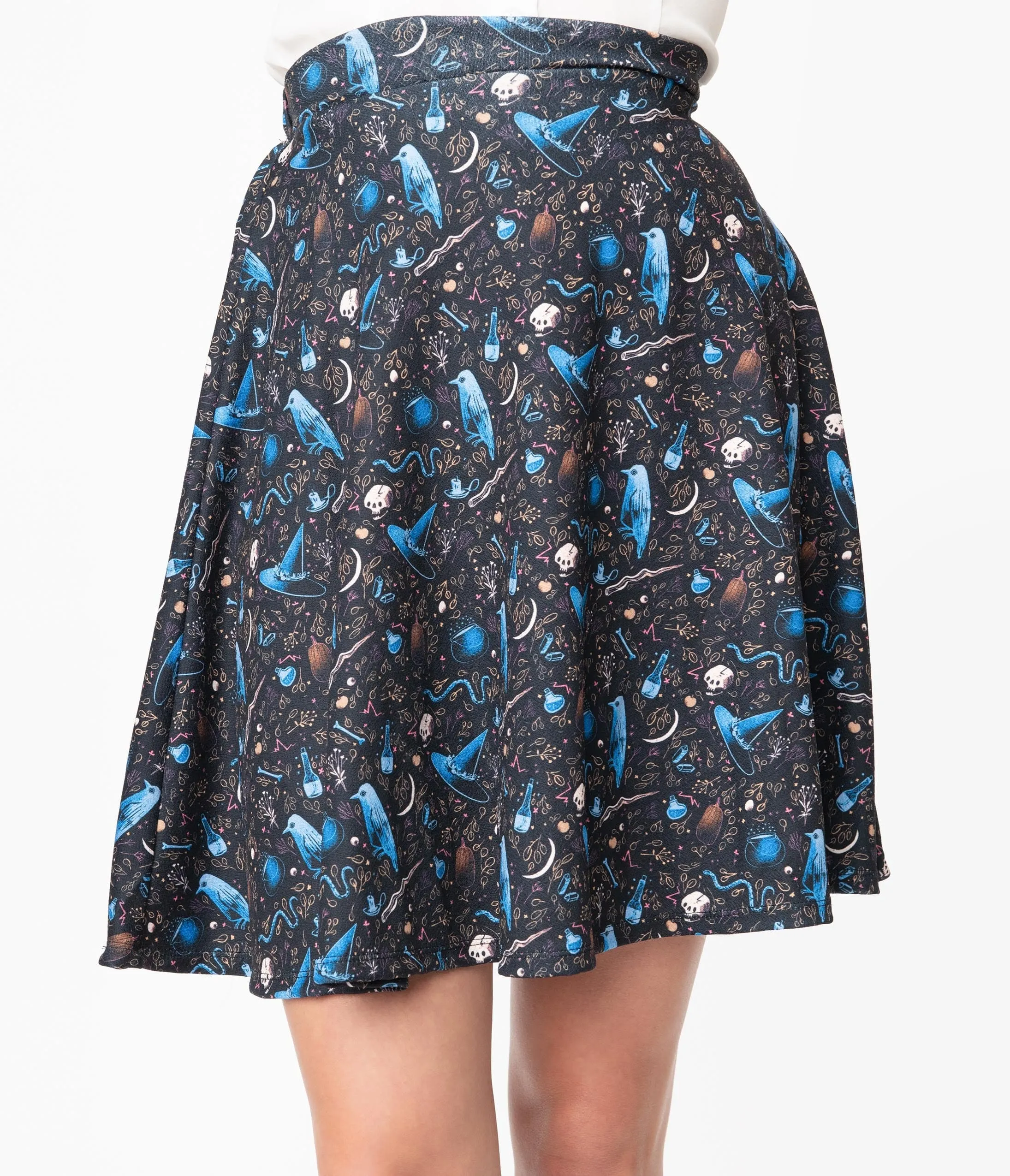 Smak Parlour Witchy Things Print Sweet Talk Skirt sold by Unique Vintage product image thumbnail 2
