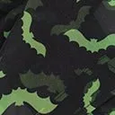 Unique Vintage Black & Green Bat Print Hair Scarf sold by Unique Vintage product image thumbnail 4