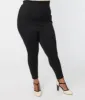 Unique Vintage Plus Size Black Pintuck High Waist Pants sold by Unique Vintage