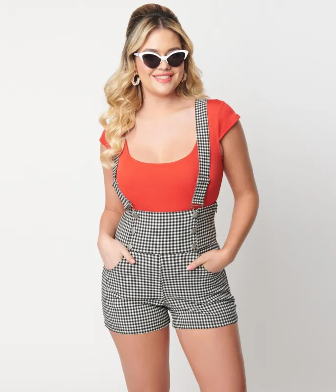 Unique Vintage 1950s Red Scoop Neck Bodysuit sold by Unique Vintage