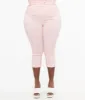 Smak Parlour Plus Size Pink & White Gingham Capri Pants sold by Unique Vintage
