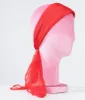 Unique Vintage 1950s Red Chiffon Hair Scarf sold by Unique Vintage