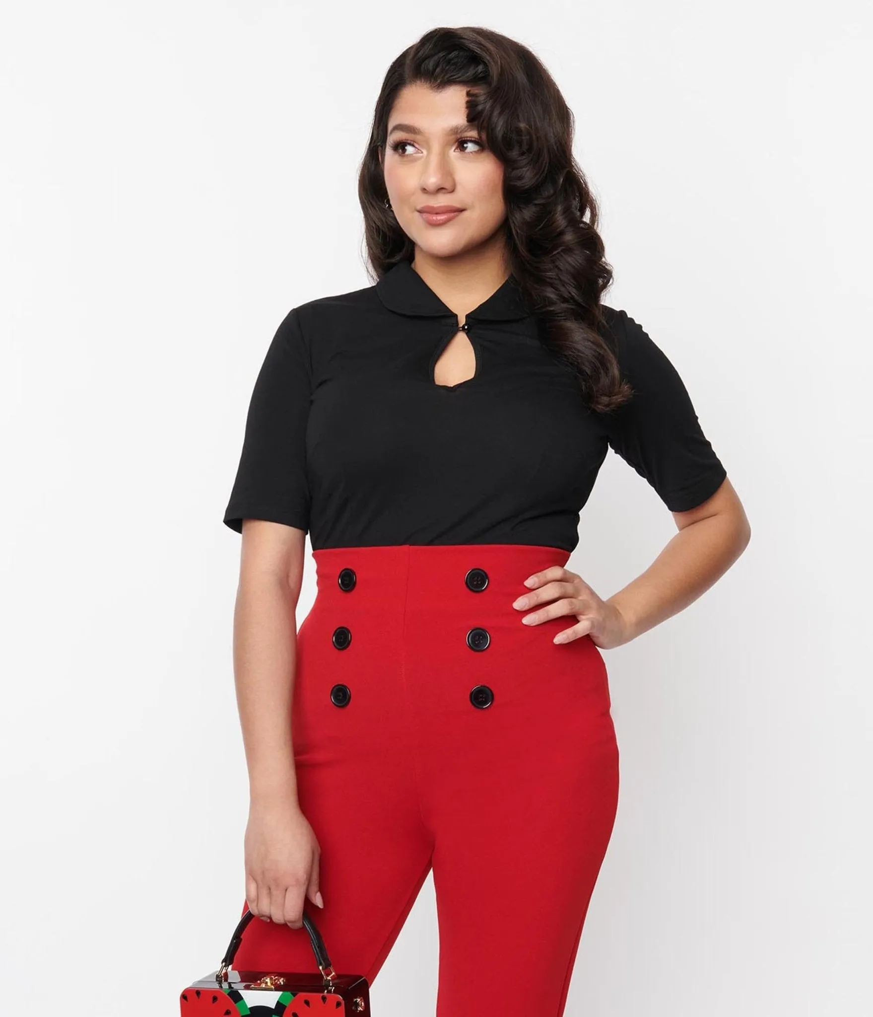 Black Keynote Top sold by Unique Vintage product image thumbnail 4