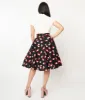 Hell Bunny Pink & Red Heart Confetti Swing Skirt sold by Unique Vintage