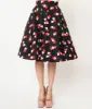 Hell Bunny Pink & Red Heart Confetti Swing Skirt sold by Unique Vintage