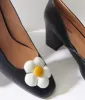 Unique Vintage Black Daisy Pumps sold by Unique Vintage