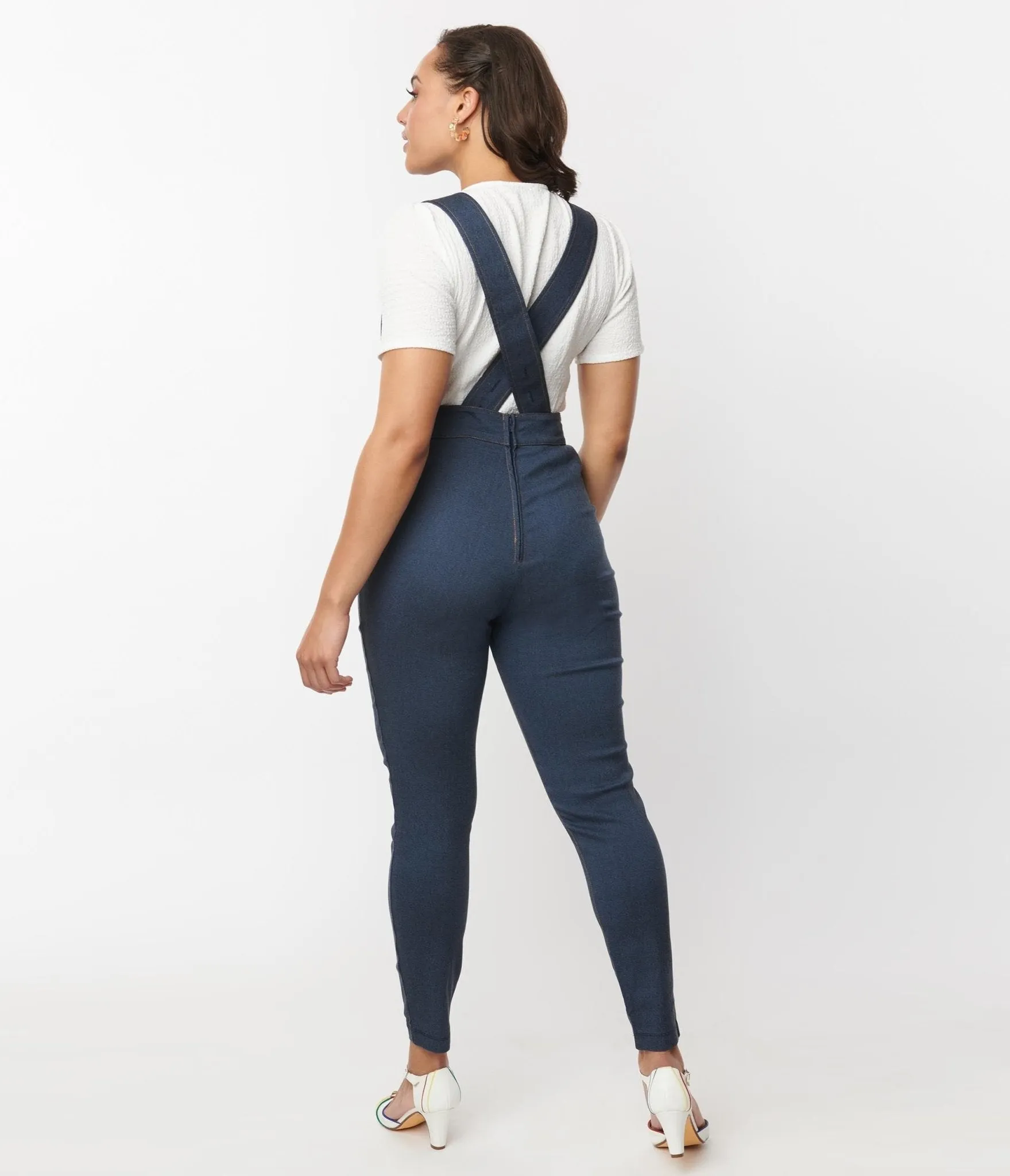 Unique Vintage Dark Denim Overalls sold by Unique Vintage product image thumbnail 2
