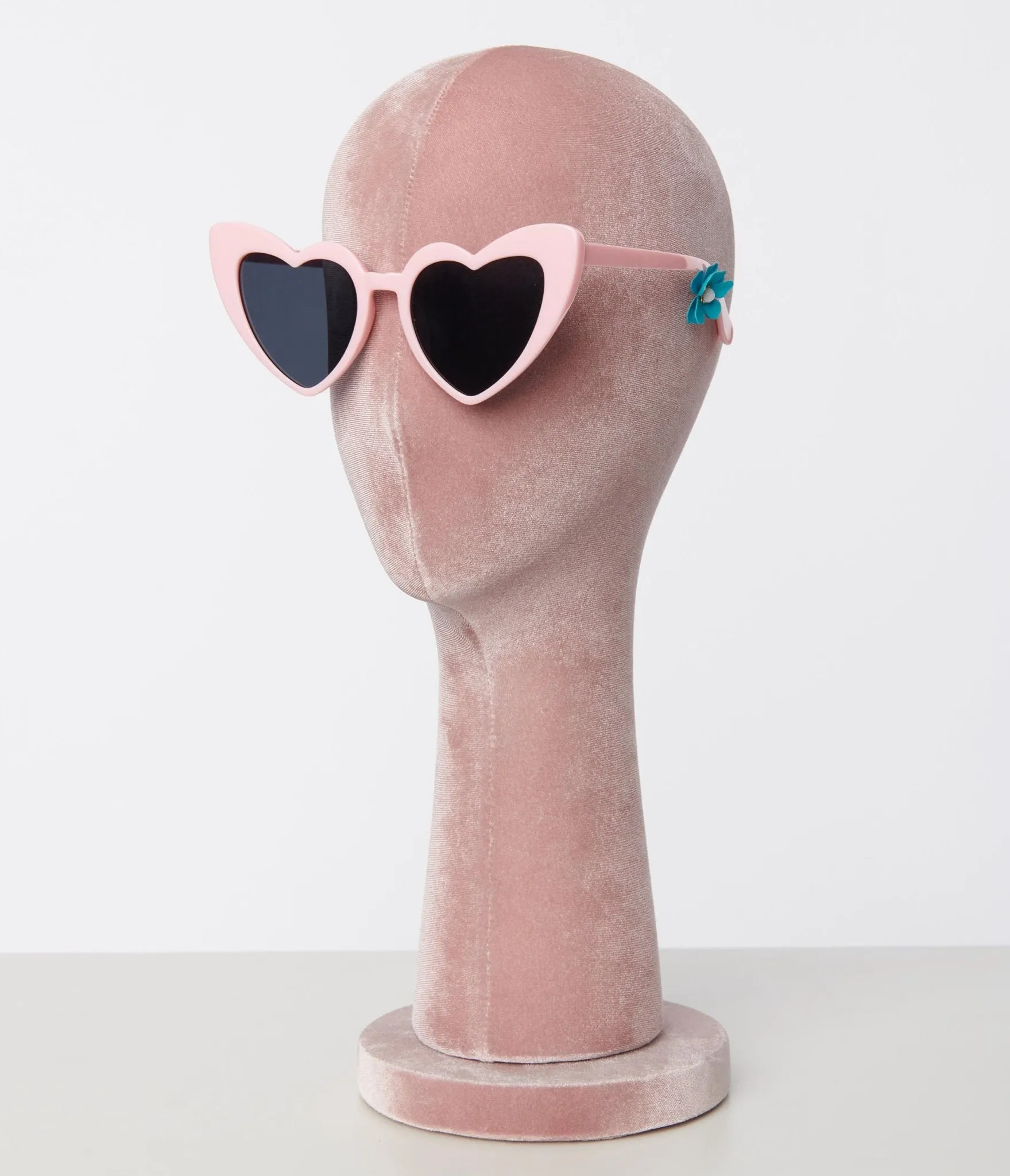 Unique Vintage Light Pink Heart Sunglasses sold by Unique Vintage product image thumbnail 4