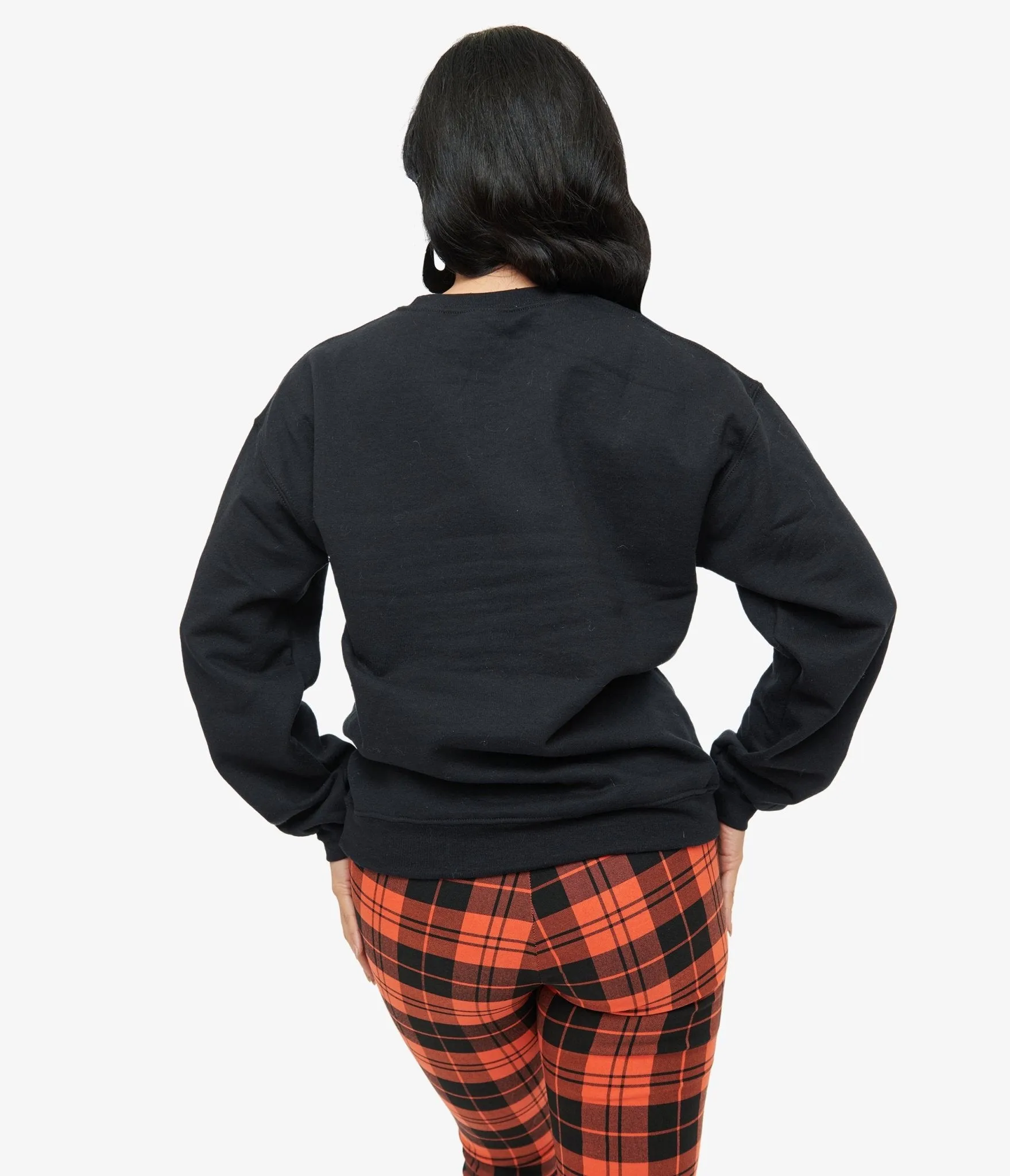 Black GhostTea Crewneck Sweatshirt sold by Unique Vintage product image thumbnail 2