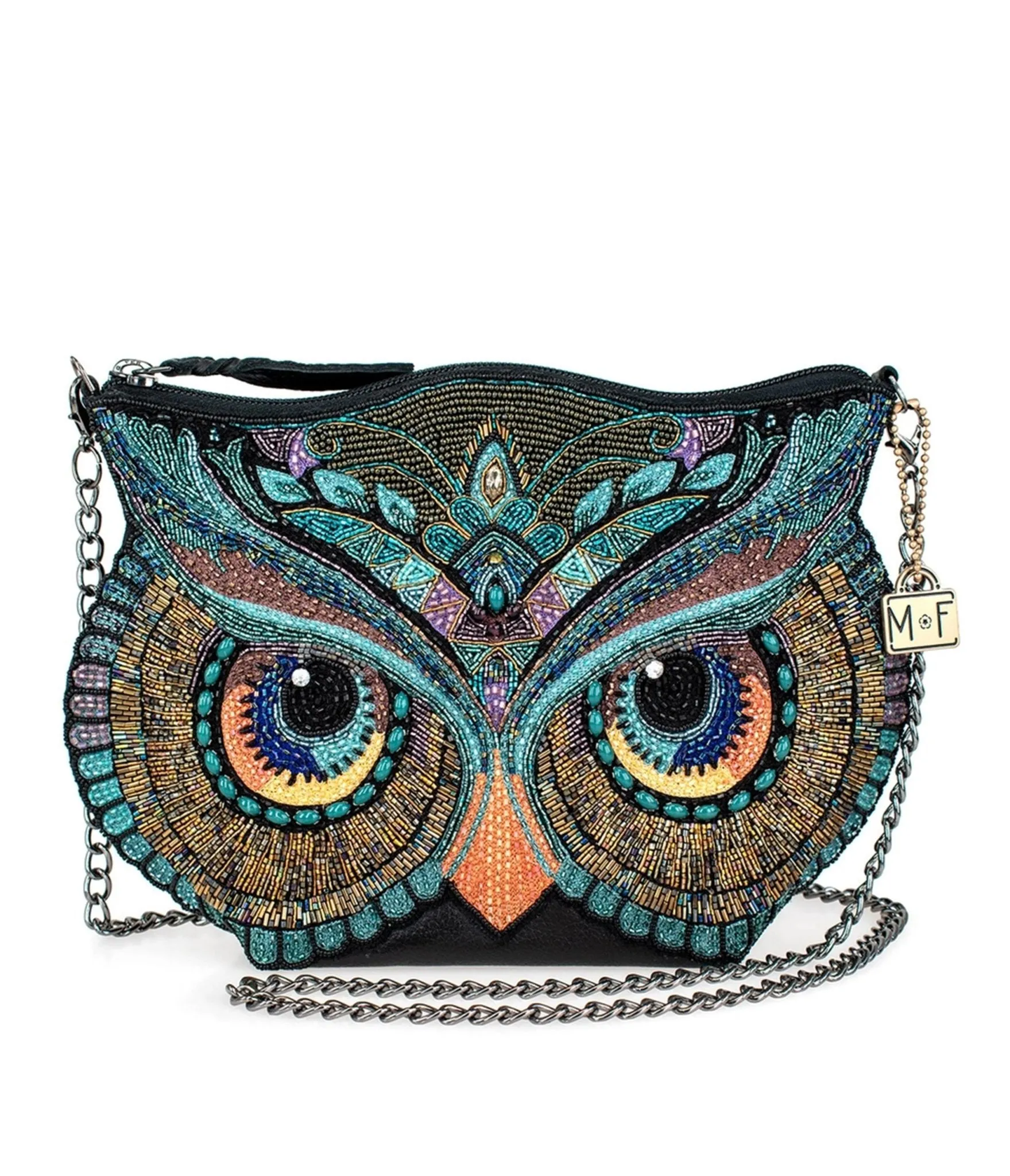 Mary Frances Head Turner Owl Crossbody Handbag sold by Unique Vintage