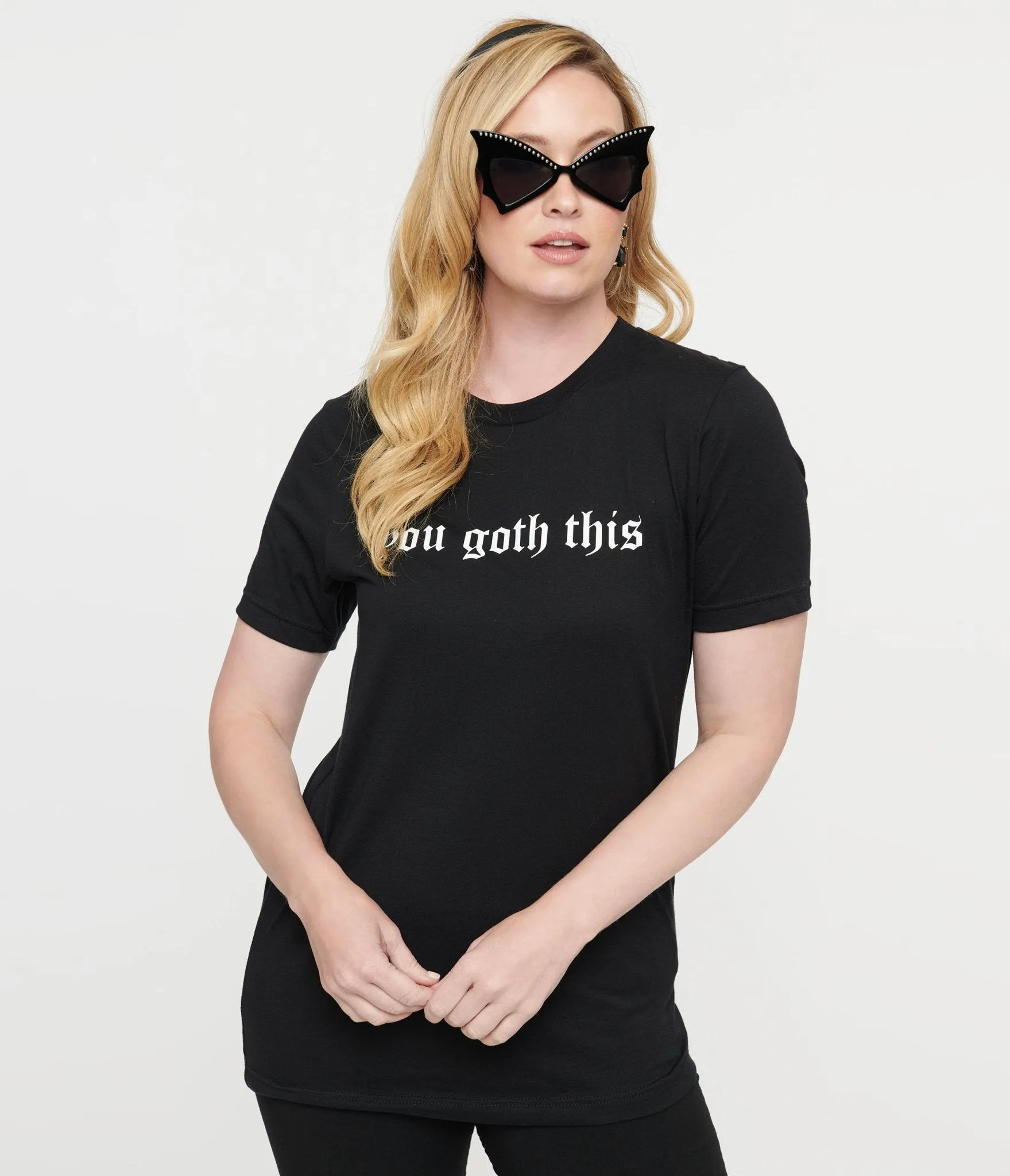 Black & White You Goth This Unisex Graphic Tee sold by Unique Vintage product image thumbnail 3