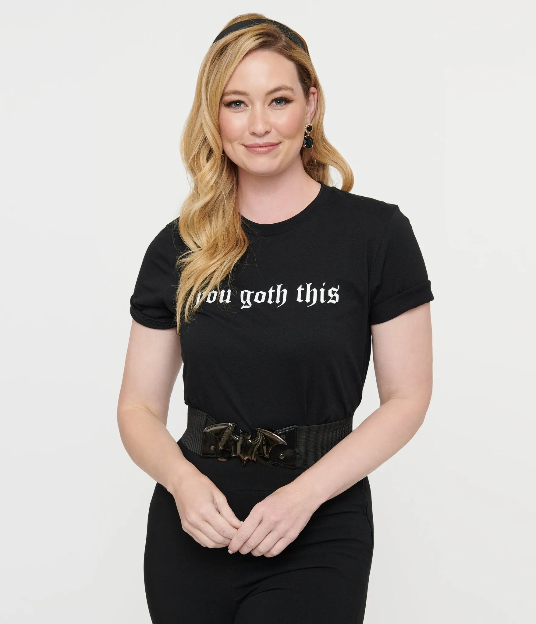 Black & White You Goth This Unisex Graphic Tee sold by Unique Vintage