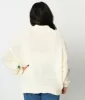 Cream & 3D Multicolor Floral Knit Pullover sold by Unique Vintage