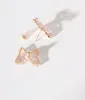 Pink Gem Butterfly Earrings sold by Unique Vintage