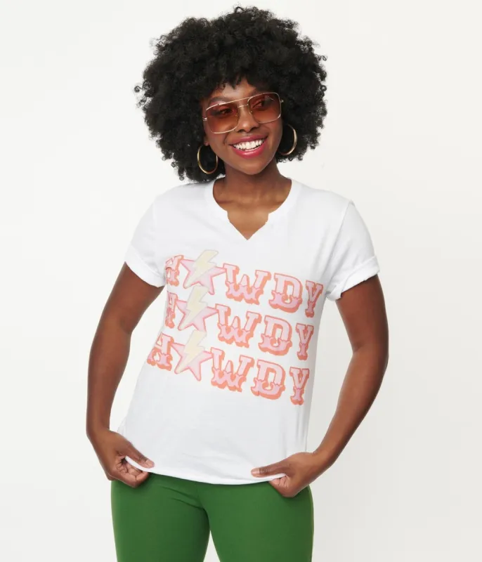 Howdy Western Unisex Graphic Tee sold by Unique Vintage