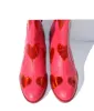 Pink Heart to Heart Ankle Boot sold by Unique Vintage