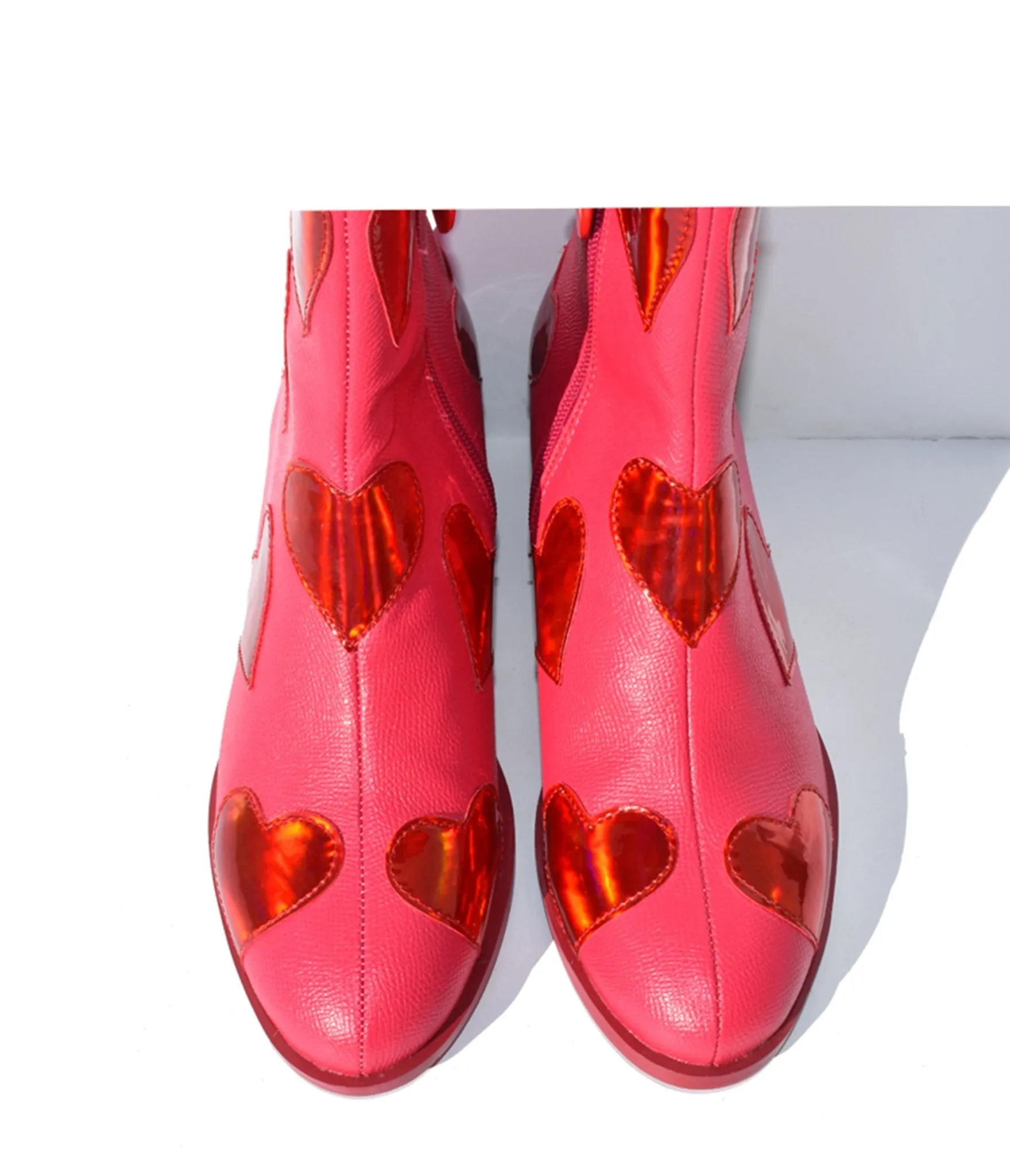 Pink Heart to Heart Ankle Boot sold by Unique Vintage product image thumbnail 3