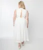 White Lace Front Midi Dress sold by Unique Vintage