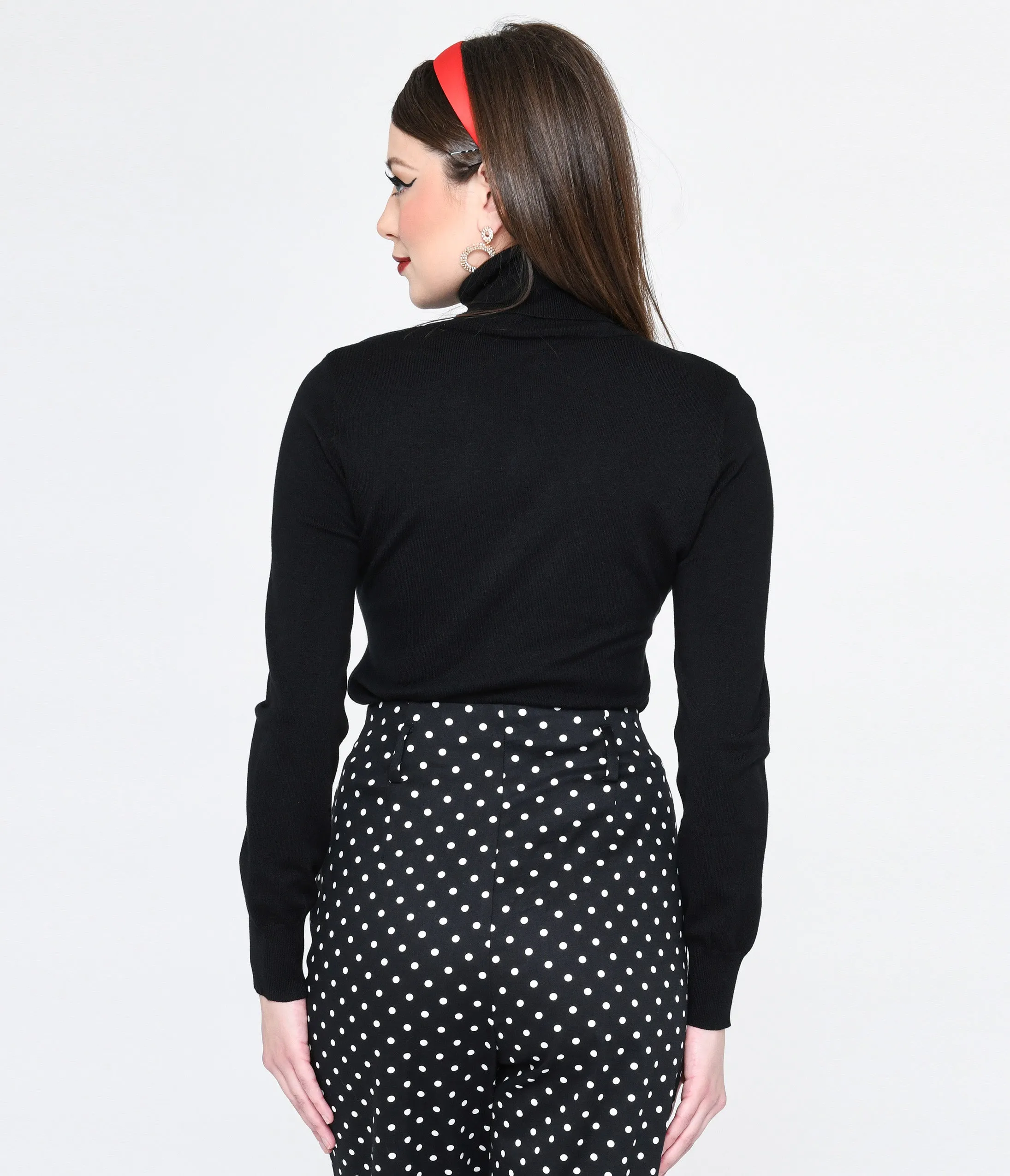 Black Slowpoke Turtleneck Sweater sold by Unique Vintage product image thumbnail 3