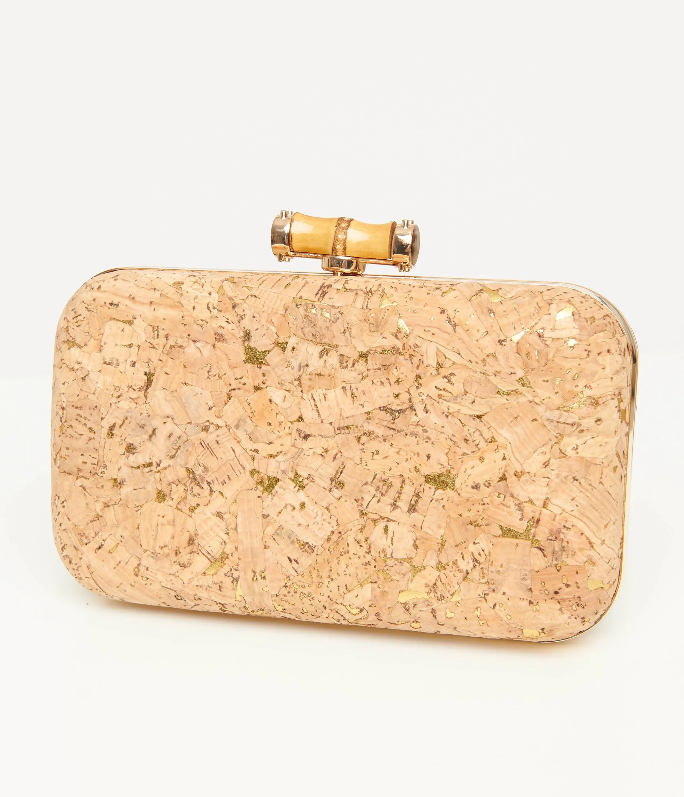 1950s Cork Clutch Handbag sold by Unique Vintage