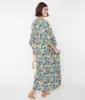 1970s Blue Multicolor Rapture Caftan sold by Unique Vintage