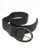 Black Oval Buckle Belt sold by Unique Vintage