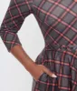 Unique Vintage 1940s Red Bias Plaid Devon Swing Dress sold by Unique Vintage