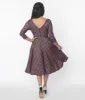 Unique Vintage 1940s Red Bias Plaid Devon Swing Dress sold by Unique Vintage