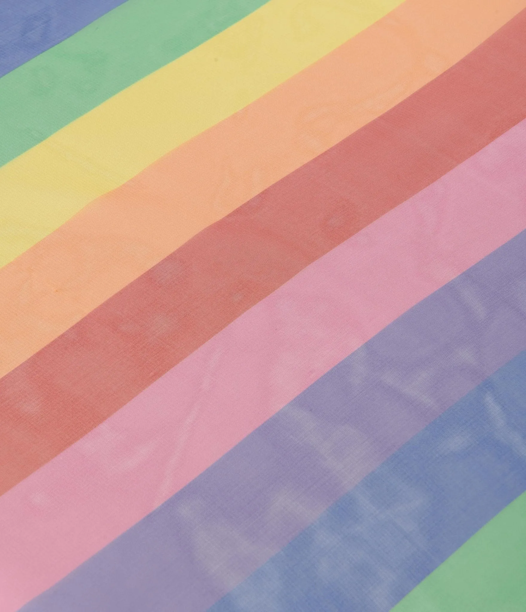 Unique Vintage Rainbow Stripe Hair Scarf sold by Unique Vintage product image thumbnail 4