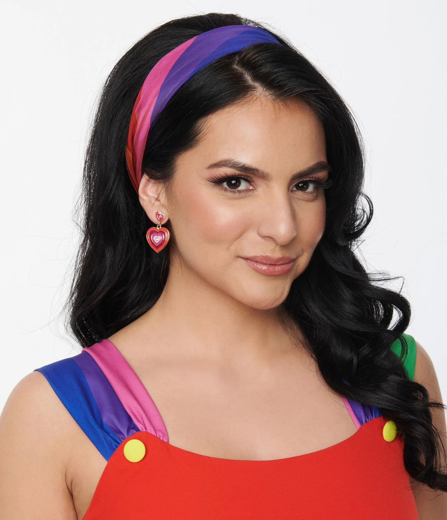 Unique Vintage Rainbow Stripe Hair Scarf sold by Unique Vintage