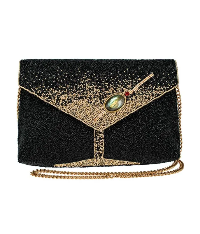 Mary Frances Olive You Crossbody Clutch sold by Unique Vintage