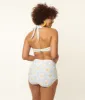Esther Williams 1950s Light Blue & White Daisy Print Bikini Set sold by Unique Vintage