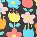 Black & Multicolor Floral Fit & Flare Dress sold by Unique Vintage product image thumbnail 4