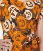 Brown & Orange Pumpkins Bella Swing Dress sold by Unique Vintage