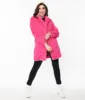 Berry Pink Fur Long Coat sold by Unique Vintage