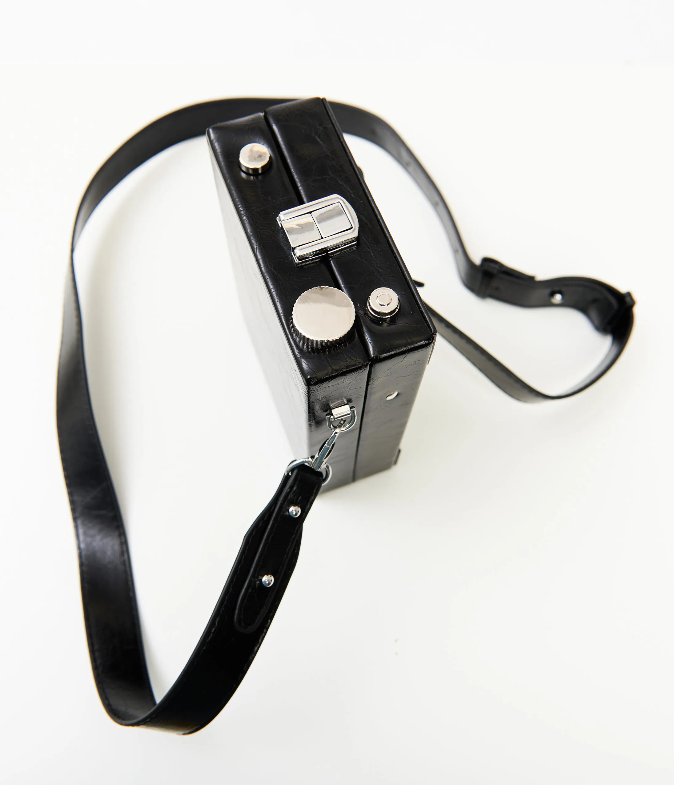 Black Camera Handbag sold by Unique Vintage product image thumbnail 3