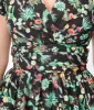 Retrolicious Black Cactus Greta Swing Dress sold by Unique Vintage