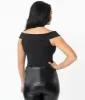 Unique Vintage Black Maraschino Top sold by Unique Vintage