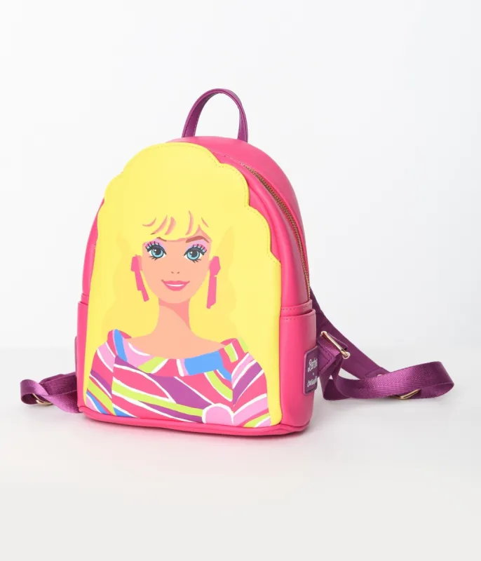 Cakeworthy Pink Totally Hair Barbie Mini Backpack sold by Unique Vintage