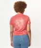 Red Lips Bleached Unisex Graphic Tee sold by Unique Vintage