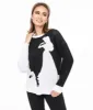 Disney Princess collection by Unique Vintage Black & White Maleficent Aurora Sweater sold by Unique Vintage