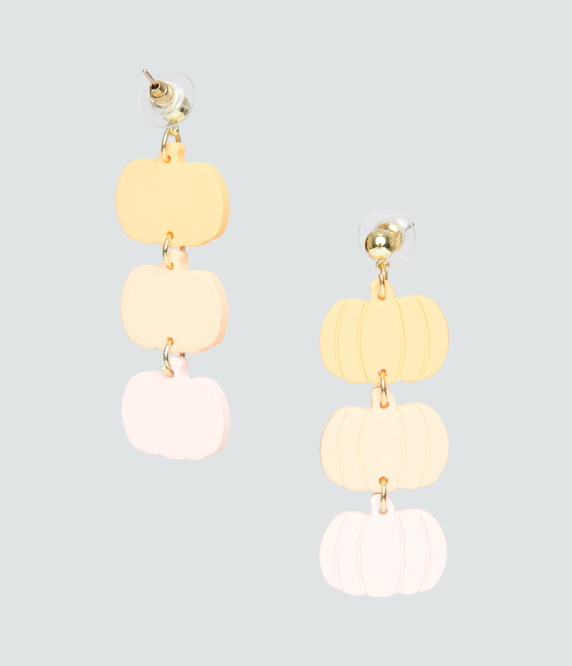 Pastel Pumpkin Drop Earrings sold by Unique Vintage product image thumbnail 3