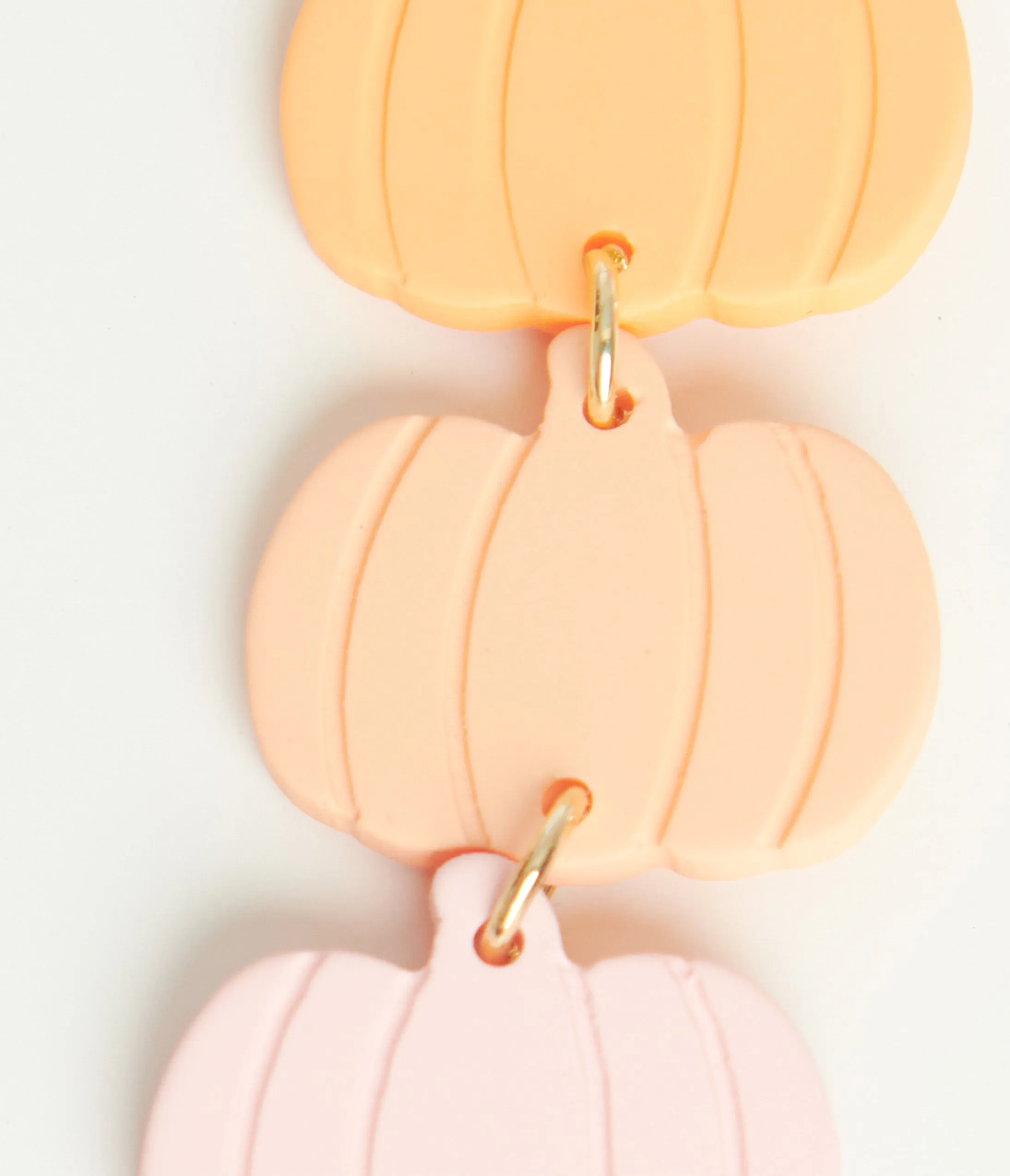 Pastel Pumpkin Drop Earrings sold by Unique Vintage product image thumbnail 2
