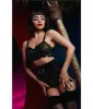 Bettie Page Solar Black & Gold Cosmic Print Bullet Bra sold by Unique Vintage