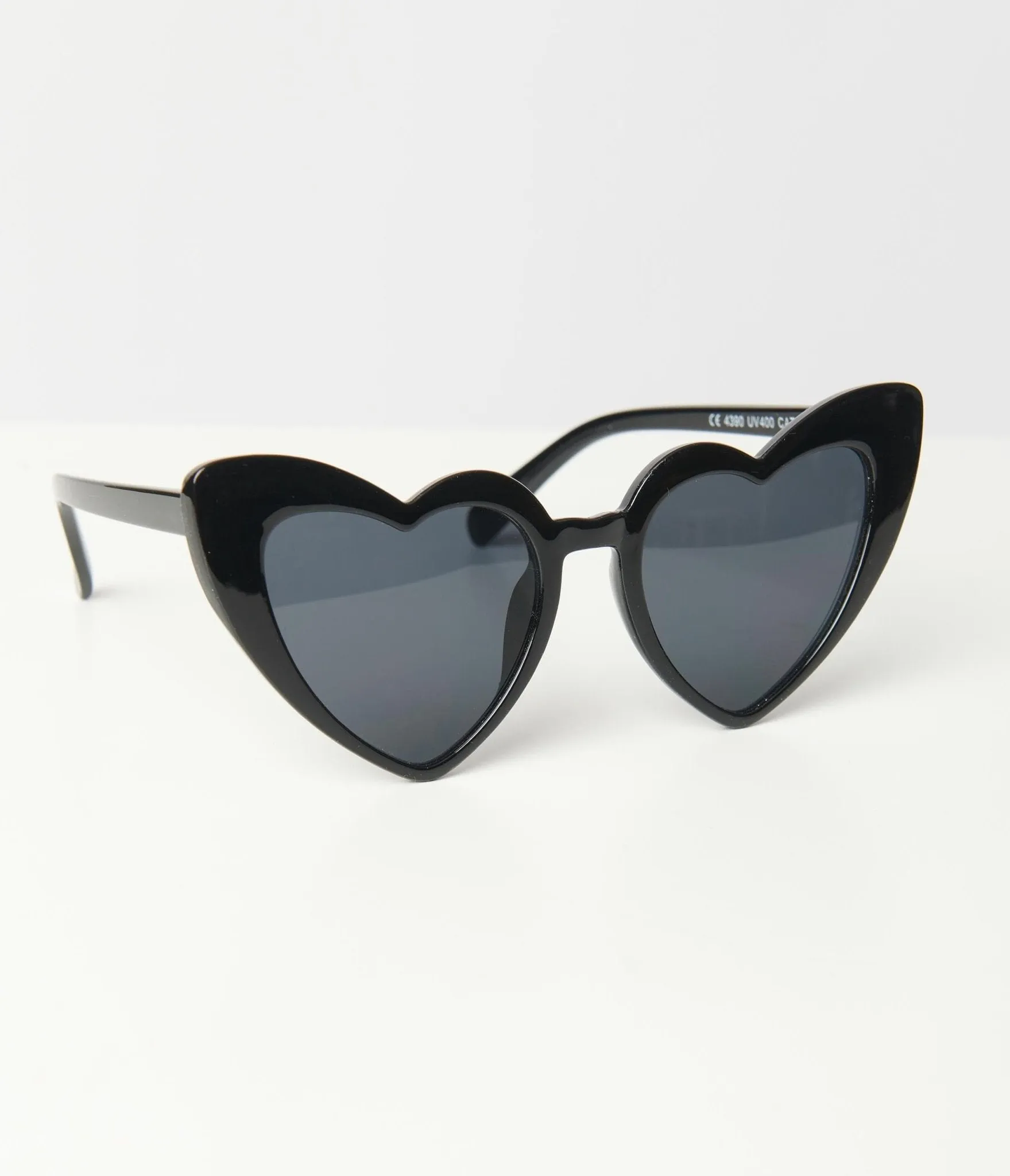 Unique Vintage Black Heart Sunglasses sold by Unique Vintage